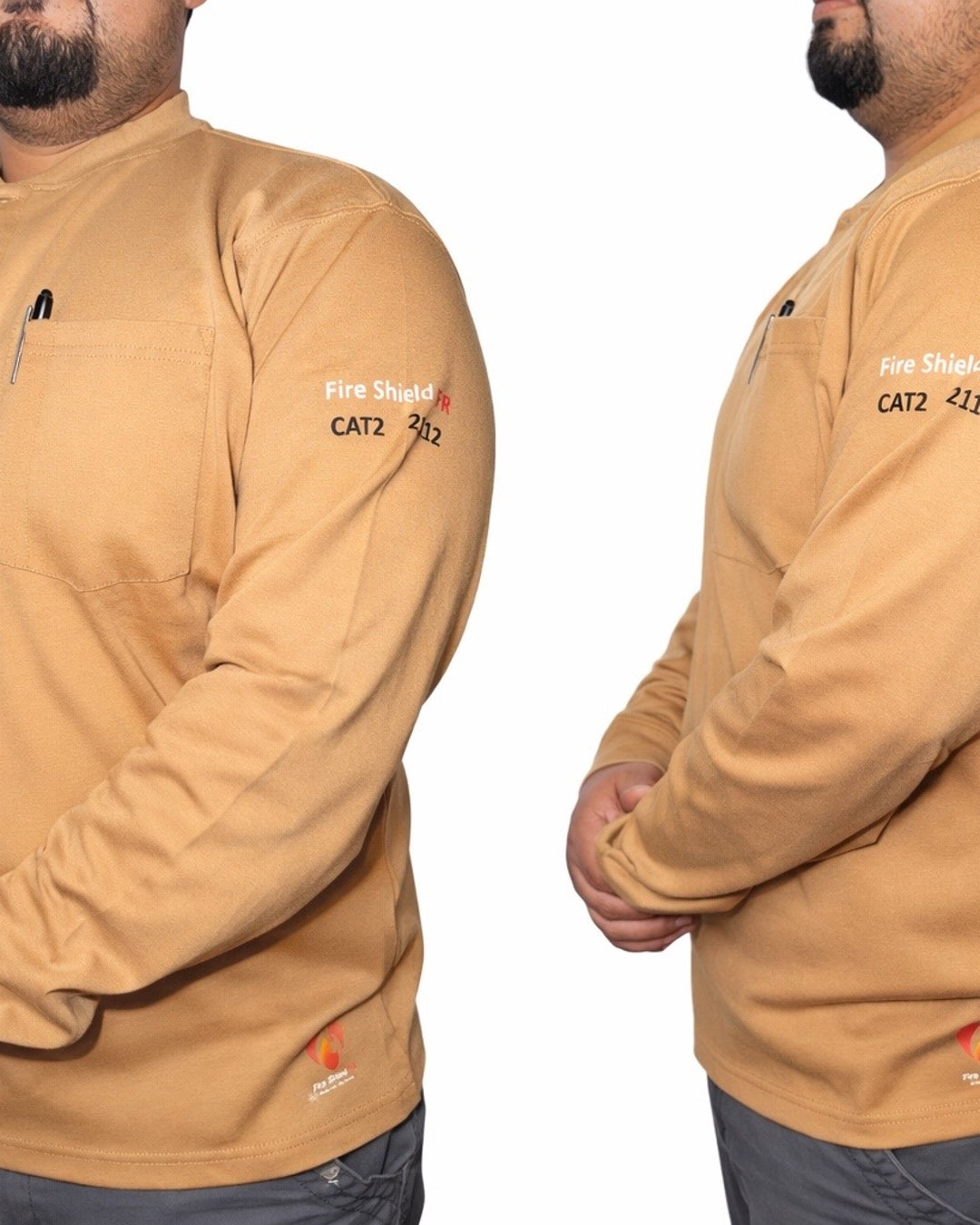 🔥 Fire Shield FR CAT2 – Camisa de Trabajo Flame Resistant 🔥