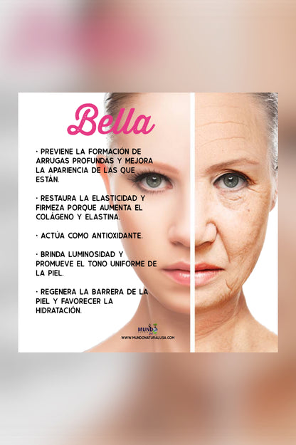 1- BELLA Gel facial Colageno ácido hialuronico - Gel facial Colágeno ácido hialurónico