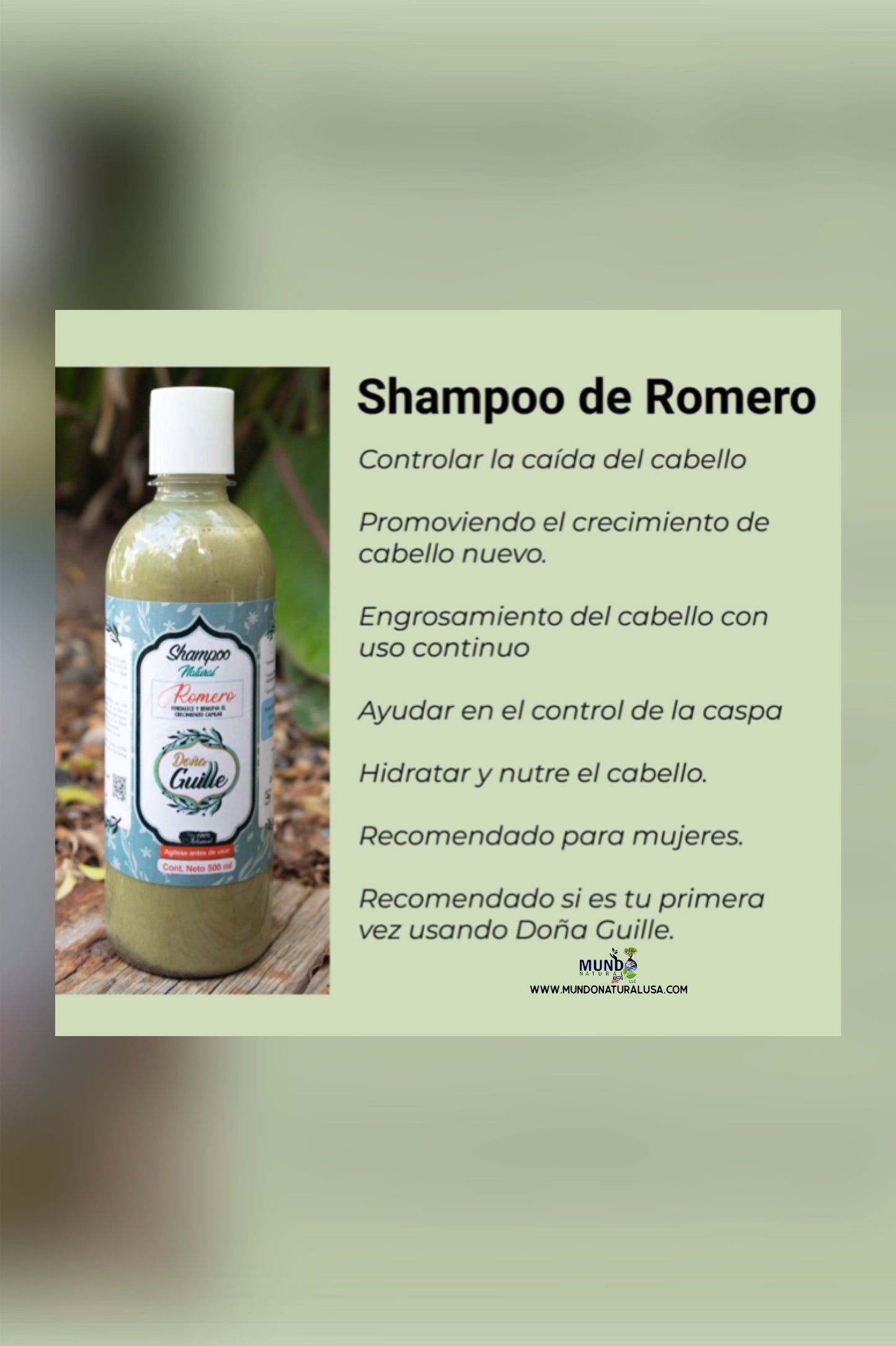 Romero Shampoo - Rosemery